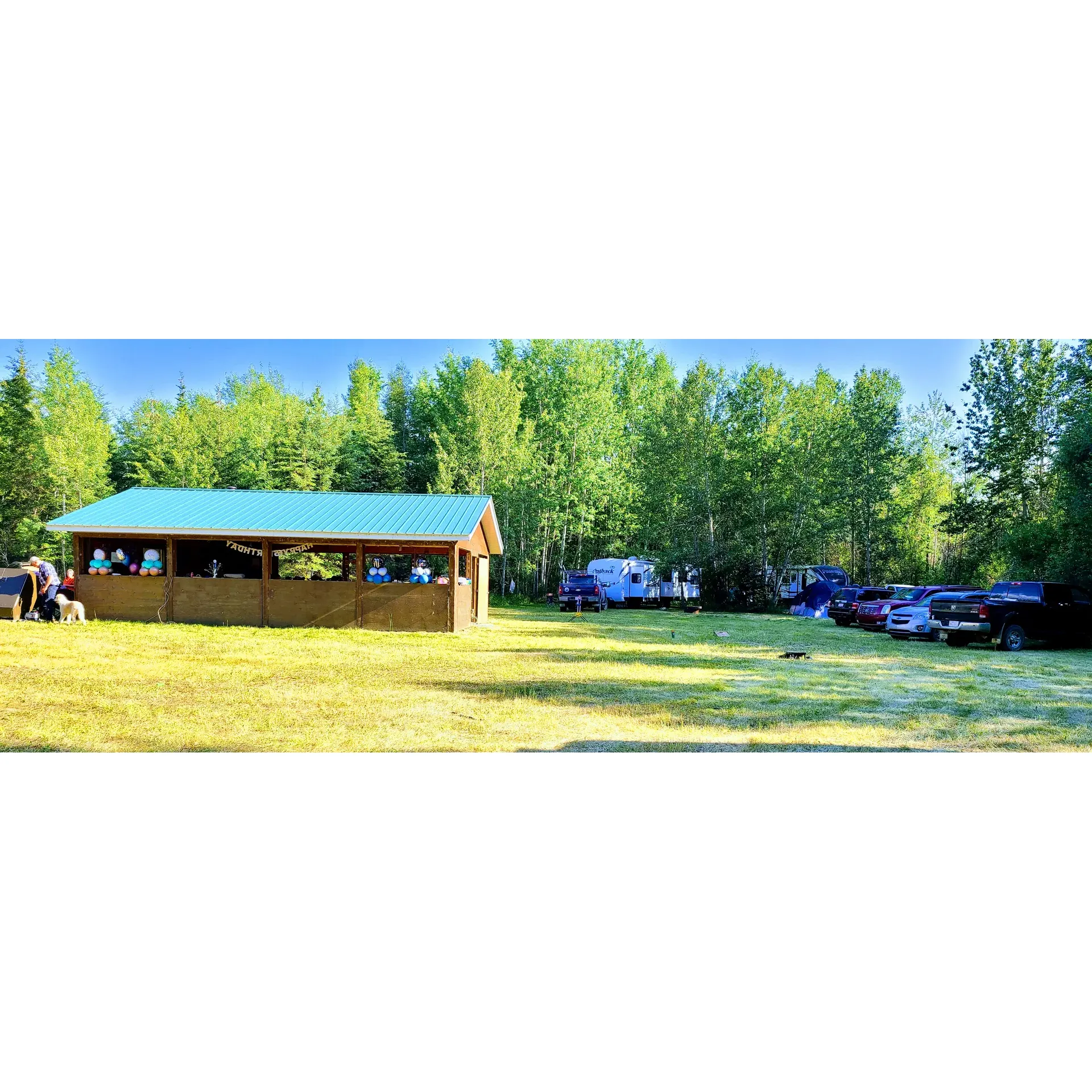 Jackfish Lake Campground offers a serene escape into the great outdoors, a stone's throw away from the conveniences of Athabasca town's amenities, making it an ideal spot for those looking for adventure as well as creature comforts. Renowned for its tranquility and impeccable maintenance, it has been a favored location for celebratory gatherings like birthday parties, with many guests repeatedly choosing it for its consistently clean and uncrowded environment.

The campsite layout caters to various preferences; visitors can select from more secluded spots offering privacy or opt for open sites that are perfect for socializing. The grounds are well-kept, reflecting the campground's commitment to providing a pleasant natural setting where families can let their children explore and play freely, secure in the knowledge that the space is clean and safe.

Each camping spot is enveloped by lush trees, providing ample shade and creating an intimate atmosphere for campers. Though the sites may lean towards the cozy side, they are well-equipped with basic amenities such as fire pits with cooking racks, perfect for those who appreciate the rustic charm of outdoor cooking. The campground also boasts a boat launch and a modest beach area suitable for a refreshing swim.

Known for its easily accessible online booking system, Jackfish Lake Campground is committed to modern convenience, allowing guests to secure their perfect spot with ease. The local charm is palpable as the campground is flanked by picturesque farms and natural landscapes, adding to the unique camping experience.

Priced at an affordable rate and with its no-frills, back-to-basics approach, this campground is a gem for both tent enthusiasts and camper owners who appreciate simplicity and the beauty of an unadulterated outdoors experience. Jackfish Lake Campground is celebrated as a small but enchanting retreat where the natural beauty of the area speaks for itself, inviting campers to immerse themselves in the quietude and splendor of the wilderness. Description by ChatGPT.