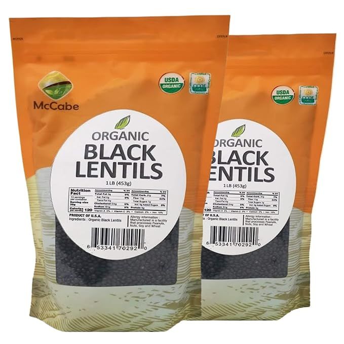 McCabe Organic Black Lentils are the perfect way to fuel your body with organic goodness.