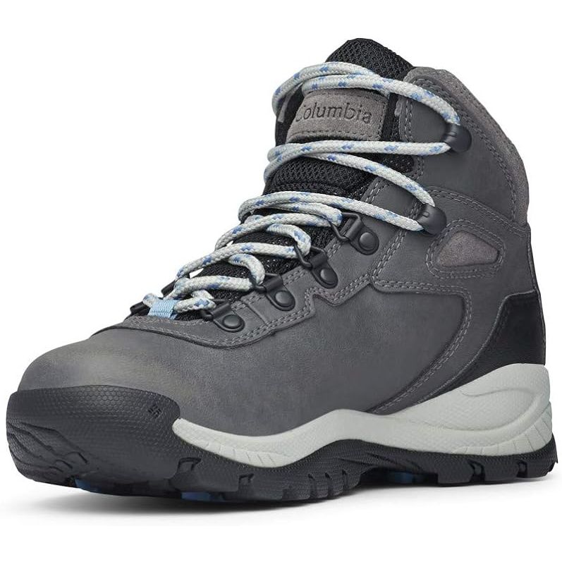 The Columbia Women's Newton Ridge Lightweight Waterproof Shoe Hiking Boot is designed for women who enjoy hiking and outdoor activities. This boot features a waterproof construction to keep your feet dry in wet conditions, making it ideal for all weather conditions.