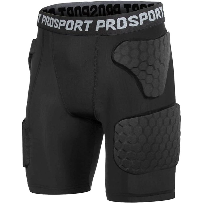 The TUOY Youth Padded Compression Shorts are designed to provide maximum protection and support for young athletes during intense physical activity, such as football. The girdle features 5 strategically placed pads on the hips to help absorb impact and prevent injuries.