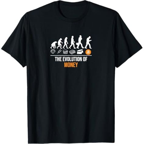 Bitcoin The Evolution Of Money T-Shirt image