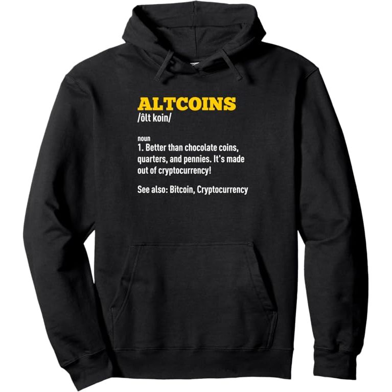 Altcoins Crypto Definition - Funny Cryptocurrency Bullrun Pullover Hoodie image