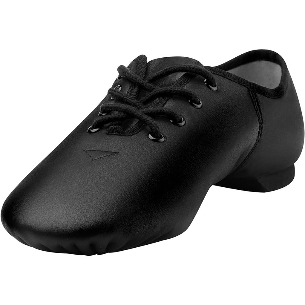 Linodes Leather Lace Up Unisex Jazz Shoe is a versatile and comfortable option for both women and men who engage in dance activities. These shoes are made from high-quality leather material which provides durability and flexibility for various dance movements.