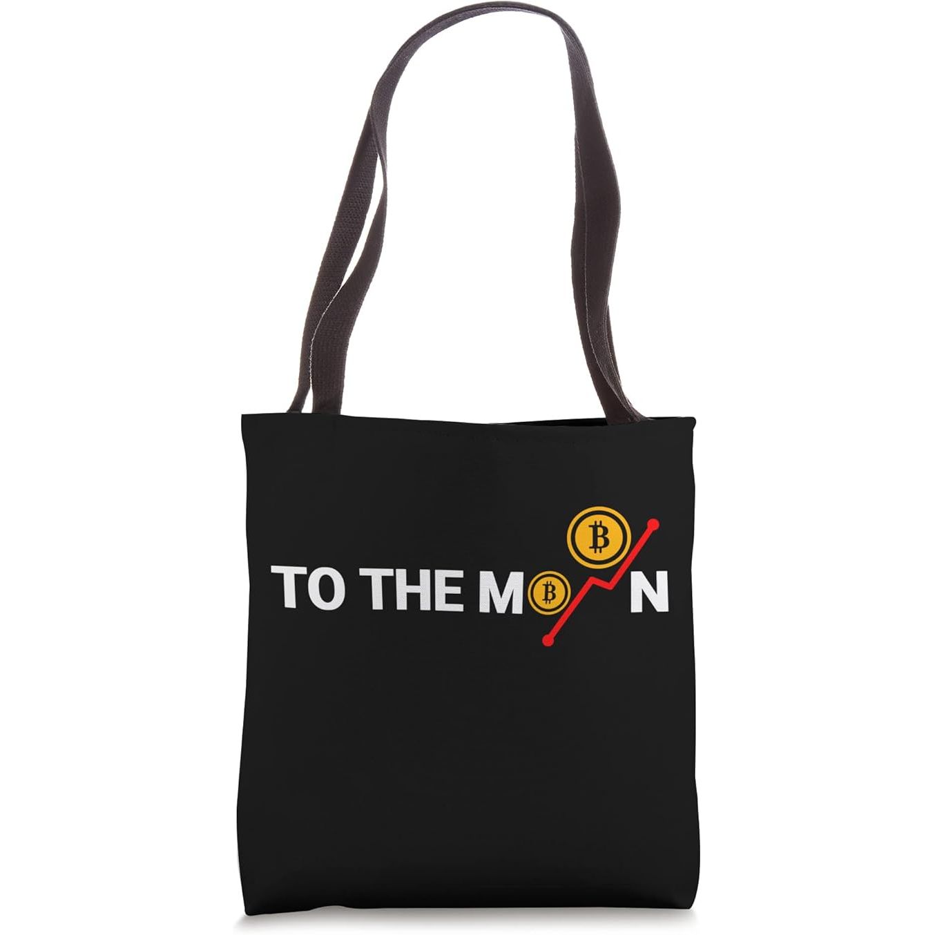 Bitcoin To The Moon Crypto-Trader Tote Bag image