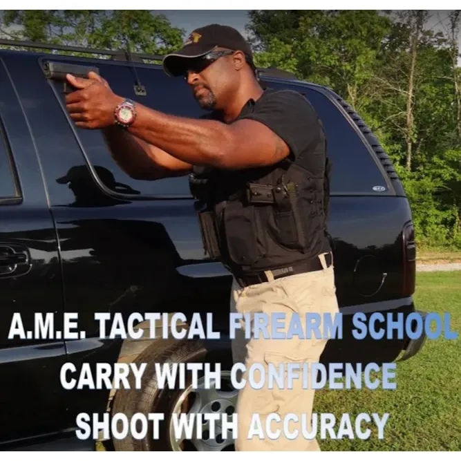 A.M.E. Tactical Firearm School offers an unparalleled educational experience for firearm enthusiasts and new shooters alike, under the expert guidance of Jon Fletcher, a highly acclaimed instructor. With glowing testimonials and a reputation for excellence, Jon Fletcher excites students with his depth of knowledge, engaging teaching methods, and comprehensive skill-building techniques. 

The school stands out for its capacity to alleviate apprehensions of first-time shooters, providing a laid-back and entertaining class atmosphere while maintaining a rigorous focus on safety and technique. Students laud the fun and interactive approach to learning, which includes detailed instruction on proper grip and handling, ensuring a solid foundation for all participants.

The curriculum is designed to cater to a wide range of skill levels, offering exceptional clarity and support that makes the content accessible to beginners and seasoned firearm owners alike. Whether it's a group setting or one-on-one training sessions, Fletcher's devotion to teaching shines through, as he meticulously covers material, encouraging each and every student to fully comprehend every aspect of firearm safety and operation.

For those seeking to attain or qualify for a carry license, A.M.E. Tactical Firearm School is highly recommended, as Fletcher's instruction extends beyond the classroom to the firing range, where students receive invaluable safety tips and shooting guidance. The enhanced Pistol Course is a testament to the school's commitment to quality, with small class sizes allowing for personalized attention and an immersive learning experience.

Alumni such as Randy speak volumes about their great experiences and the confidence gained from having such a knowledgeable and friendly instructor. Mr. Fletcher's dedication to going above and beyond ensures that every student leaves the course not just with a permit, but with the certainty and skills required for responsible firearm ownership.

For those looking to expand their firearm knowledge and abilities in a supportive and expert environment, A.M.E. Tactical Firearm School is the destination of choice for exceptional firearms training. Description by ChatGPT.