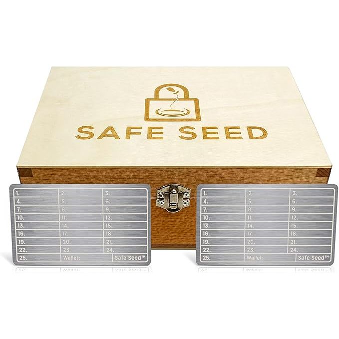 The Complete Safe Seed Stamp Kit is a must-have for anyone looking to securely store their cryptocurrency seeds. This kit comes with two titanium plates and a 4"x3" bench block, making it compatible with all hardware wallets such as Ledger, Trezor, and KeepKey, as well as all software wallets.