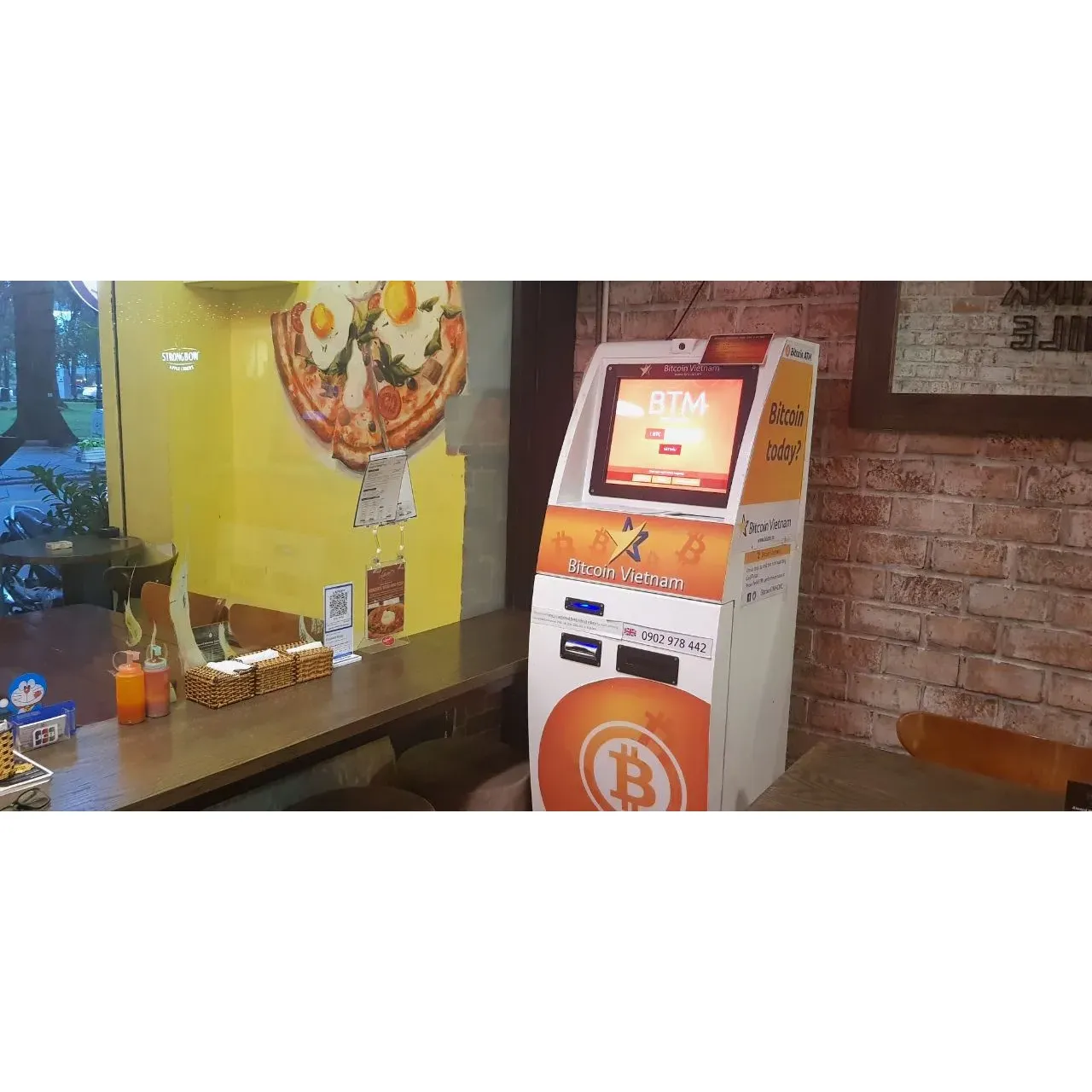 Located within the warm and welcoming atmosphere of Italianis, celebrated for its delightful cuisine and affordable dining experience, BitcoinVN's Bitcoin ATM stands as a beacon of efficiency and reliability in the heart of District 1. Patrons have consistently commended the ATM's quick transaction times, typically processing sales and dispensing funds anywhere from 2 to 15 minutes, ensuring that your experience is both swift and satisfactory.

Boasting an exceptional customer service team that has garnered rave reviews for their responsive and hands-on approach, BitcoinVN has set a high standard for customer care. Users have shared experiences of receiving immediate assistance, even to the extent of personal delivery services to resolve transaction discrepancies, showcasing the company's commitment to going above and beyond for their clients.

The atmosphere surrounding the Bitcoin ATM is tranquil and inviting, making it a perfect spot for both tech-savvy individuals looking to manage their cryptocurrency and food enthusiasts eager to enjoy a delightful meal. With staff members known for their friendliness and a proprietor who is not only conversant in English but also eager to provide travel tips and sincere company, the venue ensures a memorable experience.

The Bitcoin ATM is housed in a location that's a fusion of culinary artistry, where Italian bruschettas meet the charm of French baguettes, and the endearing staff adds to the pleasant ambiance. It's a place that has evidently secured the loyalty of many returning customers due to its perfect blend of gastronomy and service.

Users have also expressed their confidence in the trustworthiness and integrity of the business operation. With an owner who is not just responsive but also accommodating enough to lend personal assistance in times of need, the reliability and honest conduct of BitcoinVN resonate deeply with its users, compelling them to share their positive experiences with others.

In essence, BitcoinVN offers a seamless Bitcoin ATM experience complemented by an exceptional commitment to customer service, situated within a charming culinary hotspot that’s both cozy and sociable, appealing not only as a financial service point but also as a delightful gathering place for the community. Description by ChatGPT.