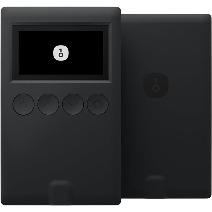 The OneKey Classic 1S is an open-source hardware wallet that supports Bluetooth connectivity and NFTs. It is designed for secure storage of private keys, seeds, and various crypto assets such as Bitcoin (BTC) and Ethereum (ETH). The wallet is EAL 6+ certified for cold storage, ensuring that your assets are kept offline and tamper-proof.