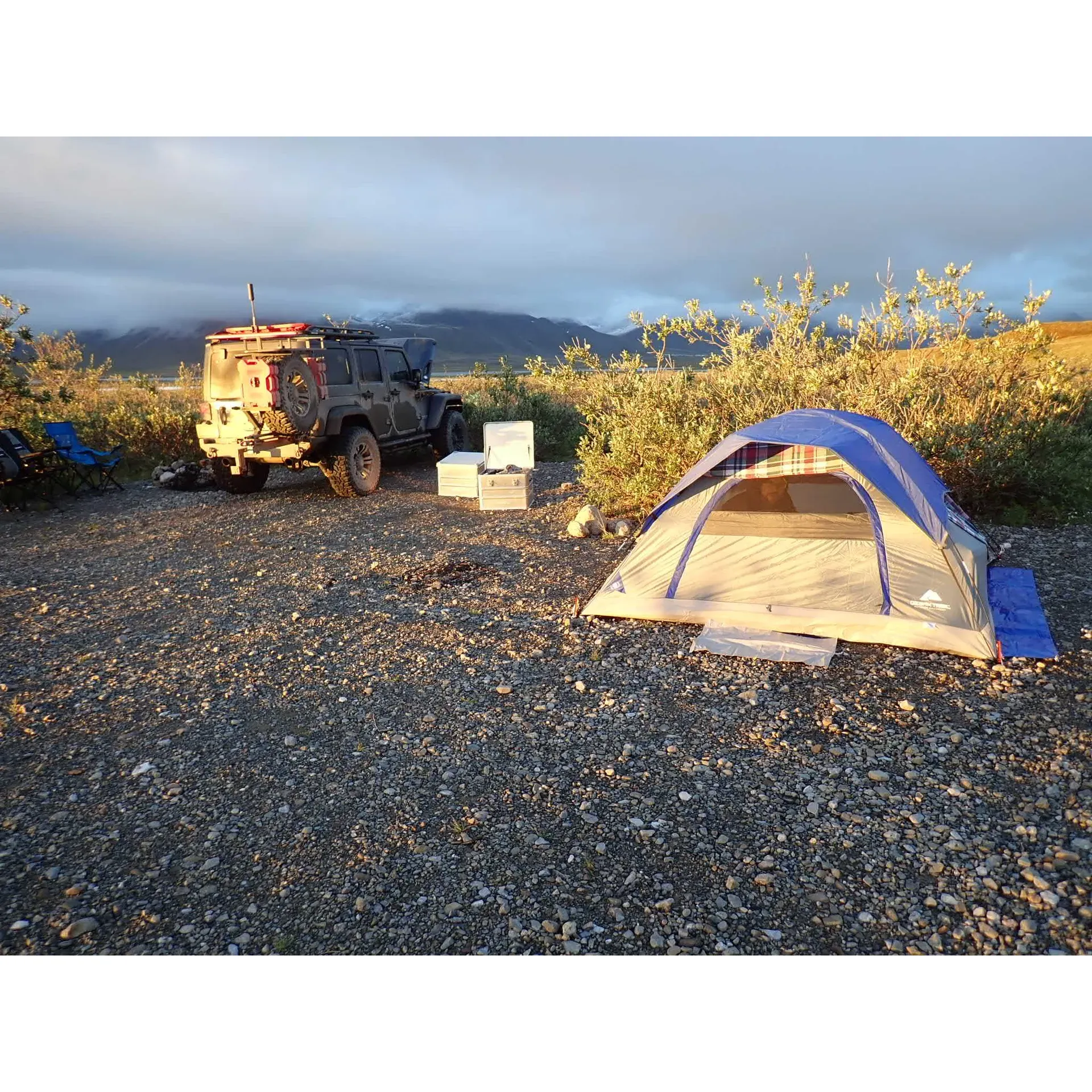 Galbraith Lake Campground is a scenic treasure, ideally situated between Gates of the Arctic National Park and the Arctic National Wildlife Refuge, offering visitors some of the most breathtaking and pristine natural landscapes in Alaska. This unique campground is a favored stopover for those journeying to Deadhorse or Prudhoe Bay, providing a serene and picturesque setting for a restful night's camp.

Visitors regularly highlight the impressive surroundings, characterized by majestic mountain vistas and the tranquil beauty of the Arctic wilderness. Well-known for its well-maintained grounds, Galbraith Lake Campground is applauded for enabling guests to savor a peaceful retreat away from the hum of highway noise. Campsites are accompanied by amenities such as private fire pits and picnic tables, creating ideal spots for camping enthusiasts to enjoy the tranquility of the North Slope.

For adventurers looking to explore the skies, the nearby airstrip accommodates both traditional aircraft and floatplanes, catering to all manner of flying aficionados. Those traveling by road are advised to approach Atigun Pass with caution in wet conditions, ensuring safe passage to this remarkable destination.

Guests particularly treasure the campground for its complimentary nature, expressing amazement at the opportunity to experience such an extraordinary locale at no cost. While utilities are modest in this remote getaway, its offerings are more than compensated for by full cell service in specific areas, adding a touch of modern convenience to the remote camping experience.

Galbraith Lake Campground stands out as an unmatched haven for outdoor enthusiasts seeking adventure, solitude, and the chance to immerse themselves in one of the most splendid and untouched settings that Alaska has to offer. Description by ChatGPT.