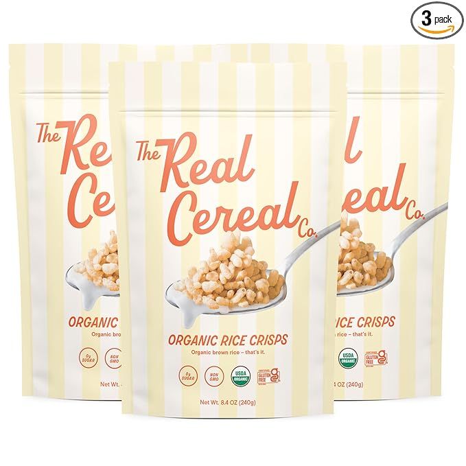 The Real Cereal Company offers an Organic Brown Rice Crisps Cereal in a convenient 3-pack option. This cereal is not only delicious but also zero sugar, making it a healthier choice for those wanting to reduce their sugar intake. Additionally, the cereal is gluten-free, perfect for individuals with gluten sensitivities or celiac disease.