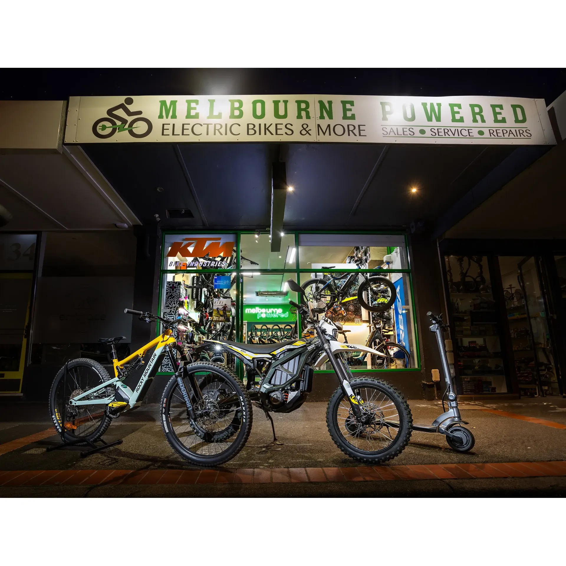 Melbourne Powered stands out as a premier destination for electric bike aficionados and newcomers alike, recognized for their exceptional customer service and expertise. This electric bike emporium is lauded for its skilled technicians and engaging staff who bring a wealth of knowledge, technical nuance, and genuine enthusiasm for electric bikes. Offering comprehensive repair services that extend to all electric bike brands, Melbourne Powered is celebrated as a versatile and reliable provider for any e-bike needs.

Customers rave about their encounters with the team at Melbourne Powered, highlighting the meticulous attention to detail and tailored technical advice. The staff, praised for their consultative approach, excel in making informed suggestions that enhance the riding experience for enthusiasts of all levels. Their proficiency in diagnostics and repairs ensures that customers leave with their electric bikes in prime condition, ready to hit the road or trail with confidence.

Visitors who set foot in the store for a casual browse often find themselves captivated by the extensive selection of high-quality new electric bikes and accessories. This has led to impromptu purchases, with customers like Joe and his brother leaving as proud new bike owners, thanks to the straightforward and enjoyable buying process facilitated by Melbourne Powered's amiable and professional team.

The product range at Melbourne Powered includes thoughtfully curated electric bikes like the luxurious Moscow Plus and Milano Plus, which are celebrated for their comfort, reliability, and accessible price points. These models, among others, invite riders to effortlessly traverse the cityscape or enjoy leisurely rides, with the added assist to power through headwinds and ascend with ease. 

Customers who have taken the leap with Melbourne Powered cherish the memory-making potential of their new e-bikes, often returning to share tales of adventure and extend their gratitude to the dedicated legends that make up the Melbourne Powered team. In essence, the store provides a valuable combination of technical prowess, customer-centric service, and an inviting environment that fosters a sense of community among e-bike enthusiasts in Melbourne. Description by ChatGPT.