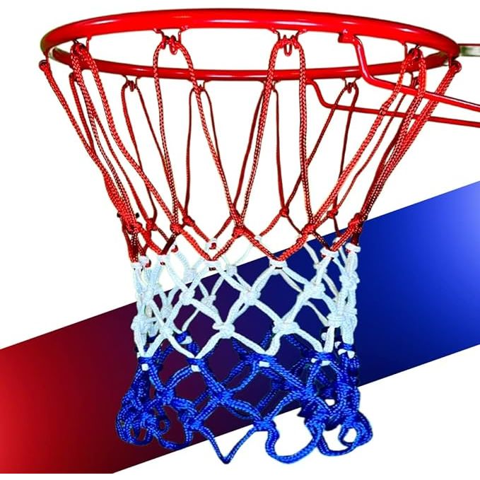 The SperoPro Basketball Net is a heavy-duty professional basketball net replacement designed for outdoor use. It weighs 7.19 ounces and is built to withstand the rigors of intense gameplay. The net features 12 durable loops that measure 21 inches in total, ensuring a secure and long-lasting attachment to the basketball rim.