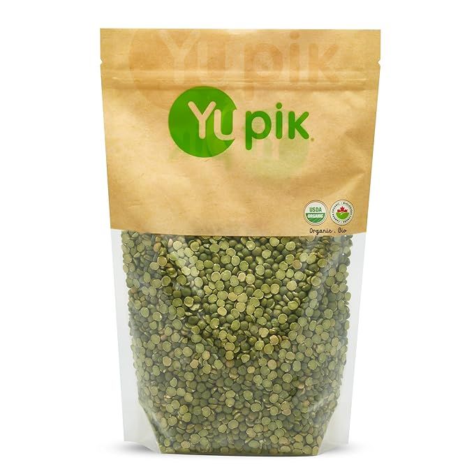 Yupik Organic Split Green Peas come in a 2.2 lb pack and are a versatile ingredient rich in protein and fiber. These peas are non-GMO, vegan, and gluten-free, making them a healthy option for a variety of diets. They can be added to soups, stews, salads, and other dishes to boost the nutritional content and add a delicious earthy flavor.