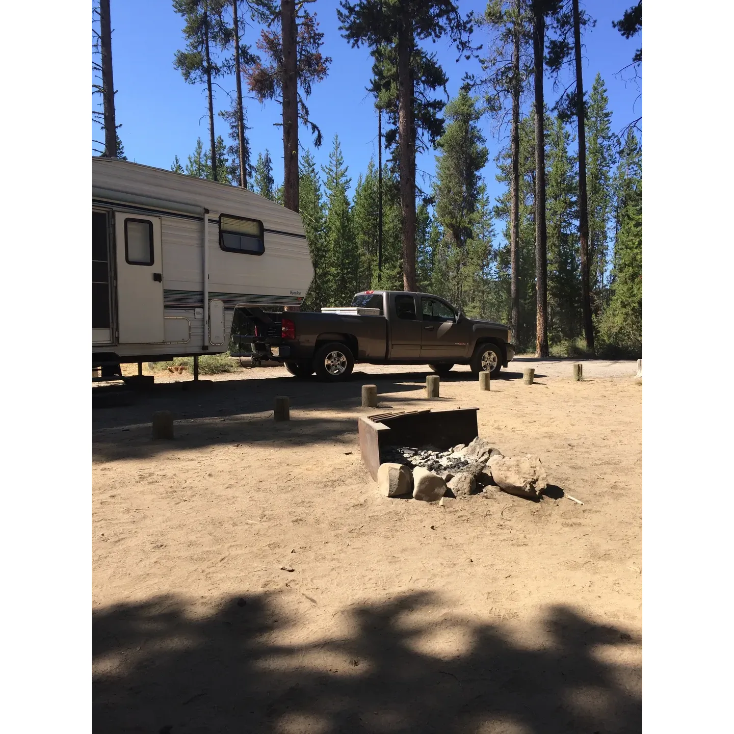 Sheep Bridge Campground offers a true outdoor retreat for those looking to connect with nature and engage in a variety of recreational activities. As a long-cherished destination for visitors of all ages, this campground provides abundant shade and direct access to the shoreline. The convenience of being just a short drive away from both a reservoir and a lake ensures that water enthusiasts and anglers have their needs met. Trout fishing, particularly in July and August, has been lauded as yielding impressive catches, with nearby channels rumored to hold trophy-sized fish.

Visitors can look forward to tranquility, especially during the evening hours when the area is enveloped in a peaceful quiet, offering a serene backdrop to the end of an adventurous day. The campground's proximity to multiple lakes means there is a wide variety of activities to keep occupied, from hikes that showcase breath-taking views to ample opportunities for water-based exploration.

The spaces at Sheep Bridge Campground are generously sized, contributing to a sense of privacy and seclusion. While facilities are more rustic, this spot is a perfect match for those who enjoy more traditional camping and favor the simplicity and raw beauty of the outdoors.

This campground is a haven for tranquility and natural beauty, where the local wildlife and clear night skies create a memorable outdoor experience. It is also a place where respect for the environment and adherence to conservation guidelines, such as campfire bans, are taken seriously to ensure the pristine condition of the site for years to come. Description by ChatGPT.