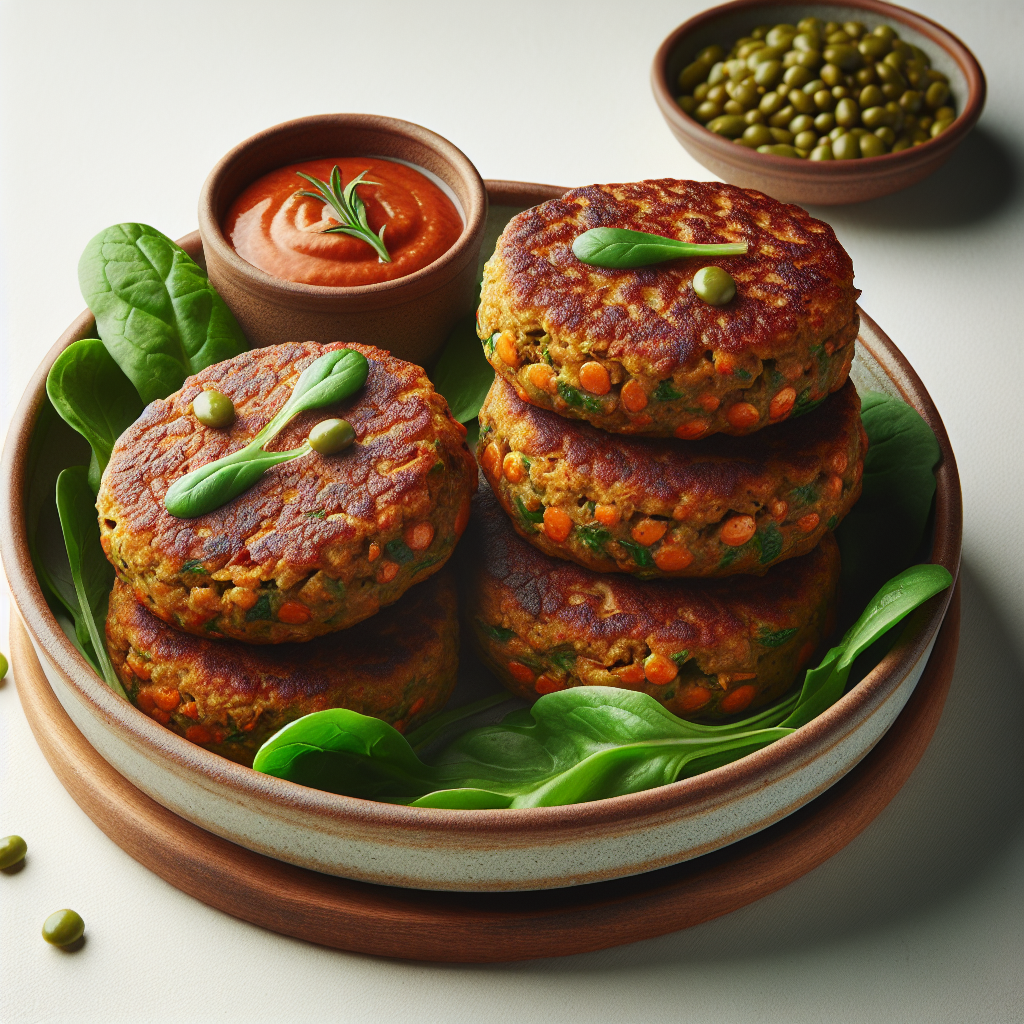 These vegan lentil patties offer a delightful and flavorful meat alternative, ideal for both vegans and non-vegans searching for a protein-rich meal. Simple to prepare, these patties feature a tender texture that makes them melt in your mouth. Serve them hot, and relish the hearty taste that will make them a staple in your meal rotation.