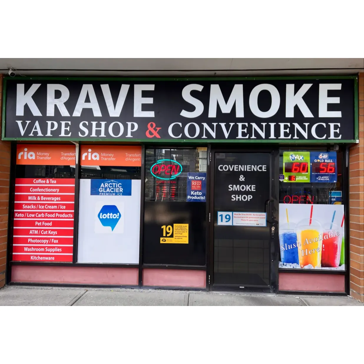 Krave Smoke - Vape & Convenience is a premier shopping venue that offers a refreshing experience in the realm of vape and convenience products. Upon entering, customers are greeted by an ambiance that is distinct and welcoming, underpinned by cleanliness, organization, and a calming atmosphere. The thoughtfully designed layout invites patrons to navigate through a curated selection of items, making the shopping process both smooth and enjoyable.

The store boasts an impressive assortment of beverages, snacks, and exotic candies, catering to a variety spoil-yourself moments or quick grab-and-go needs. The smoking accessory collection is comprehensive and includes high-quality glass pipes, water pipes, a diverse array of vape products, rolling papers, and much more. With such a wide range, Krave Smoke - Vape & Convenience stands out as a one-stop-shop for those who seek variety and quality in their smoking-related purchases.

Exemplary customer service is the cornerstone of Krave Smoke - Vape & Convenience. Customers are regularly impressed by the staff's outstanding dedication to assistance and support. Idrees, a standout employee, embodies the store's commitment to service, offering friendly guidance, depth of knowledge, and personalized recommendations without any sense of sales pressure. This approach has earned the store accolades from a multitude of satisfied customers.

Affordability coupled with top-notch service heightens the allure of this establishment. Customers leave not only with their desired products but also with the satisfaction of having received great value. Enthusiastic endorsements are common from those who have discovered every flavor and product they sought out, all delivered with a smile and at prices that compete favorably with other vape stores in the area.

For anyone in search of exceptional service and a wide range of vape and convenience items, Krave Smoke - Vape & Convenience is a destination that promises a rewarding shopping experience tailored to individual needs and preferences. Description by ChatGPT.