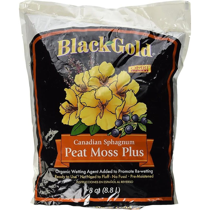 Sun Gro Horticulture Black Gold Peat Moss Plus is a high-quality peat moss blend designed to enhance soil quality and promote healthy plant growth. This product is made from a blend of natural Canadian sphagnum peat moss, horticultural perlite, and forest humus, creating a rich and nutrient-dense growing medium for plants.