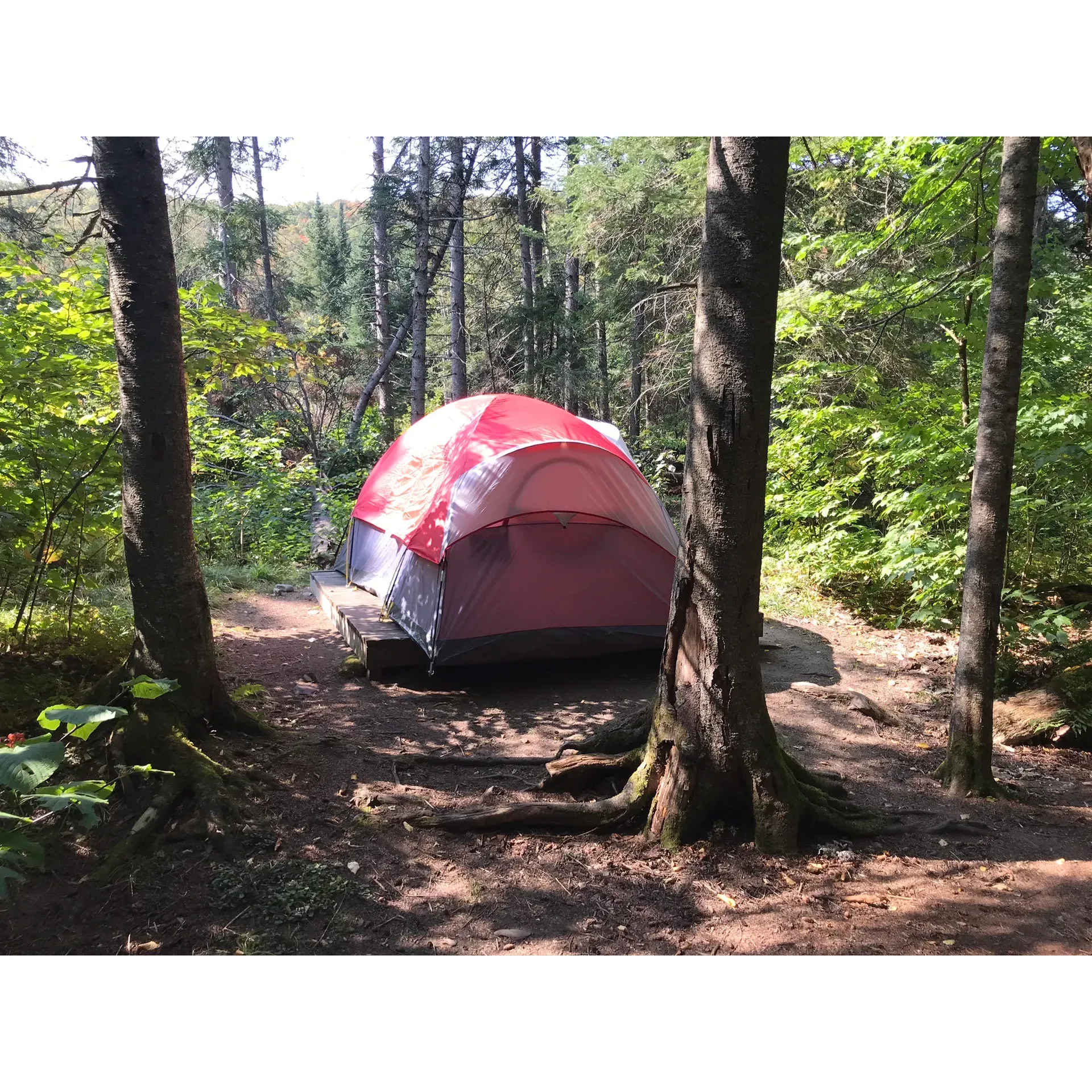 Camping Rustique du Rivière Arnold is a rustic camping experience located in Woburn, Québec, Canada. Situated at Rang Tout-de-Joie, this campground offers a peaceful setting surrounded by nature and located along the Arnold River. The campground is perfect for those looking to disconnect from the hustle and bustle of everyday life and enjoy a more remote camping experience.

Camping Rustique du Rivière Arnold offers a variety of camping options, including tent sites and rustic cabins. The campground also features amenities such as fire pits, picnic tables, and access to the Arnold River for fishing and swimming. Visitors can enjoy hiking trails and wildlife watching in the area, making it a great destination for outdoor enthusiasts.

Guests can immerse themselves in nature at Camping Rustique du Rivière Arnold and enjoy a simpler way of camping. The campground provides a peaceful and secluded atmosphere, perfect for those looking to relax and unwind in a serene natural setting. Whether you're looking to enjoy the great outdoors or simply escape the hustle and bustle of city life, Camping Rustique du Rivière Arnold offers a unique camping experience in Québec. Description by ChatGPT.