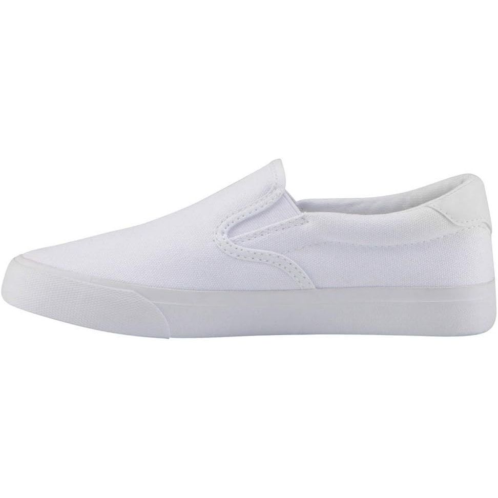 The Lugz Women's Clipper Classic Slip-On Fashion Sneaker is a stylish and comfortable shoe option for women on the go. These slip-on sneakers feature a classic design with a durable canvas upper and a rubber sole for added traction. The slip-on style makes them easy to take on and off, making them a convenient choice for everyday wear.