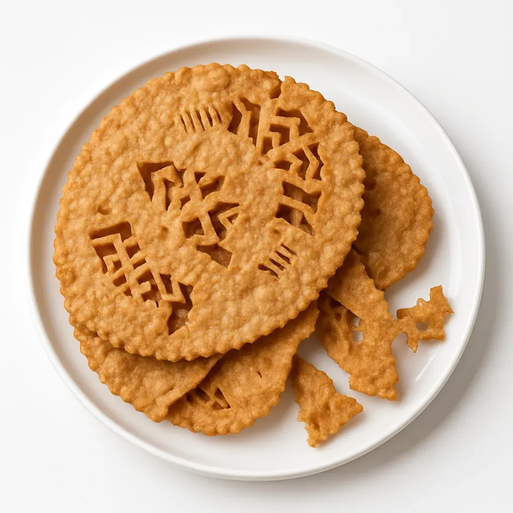 A traditional Icelandic delicacy, Laufabrauð is a crisp, beautifully decorated fried bread that is commonly enjoyed during the festive Christmas season. Its intricate designs are not only eye-catching but also provide a unique crunch with each bite.
