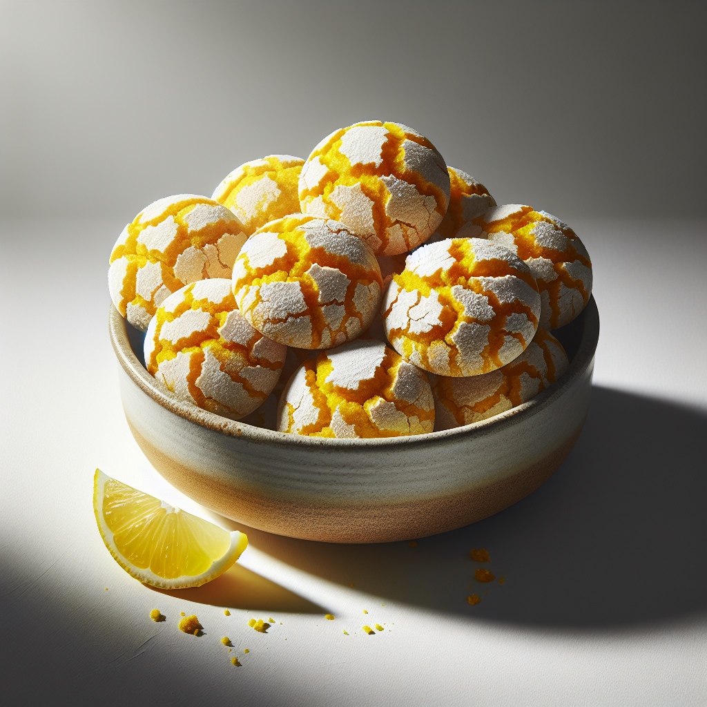 Lemon Turmeric Crinkles image