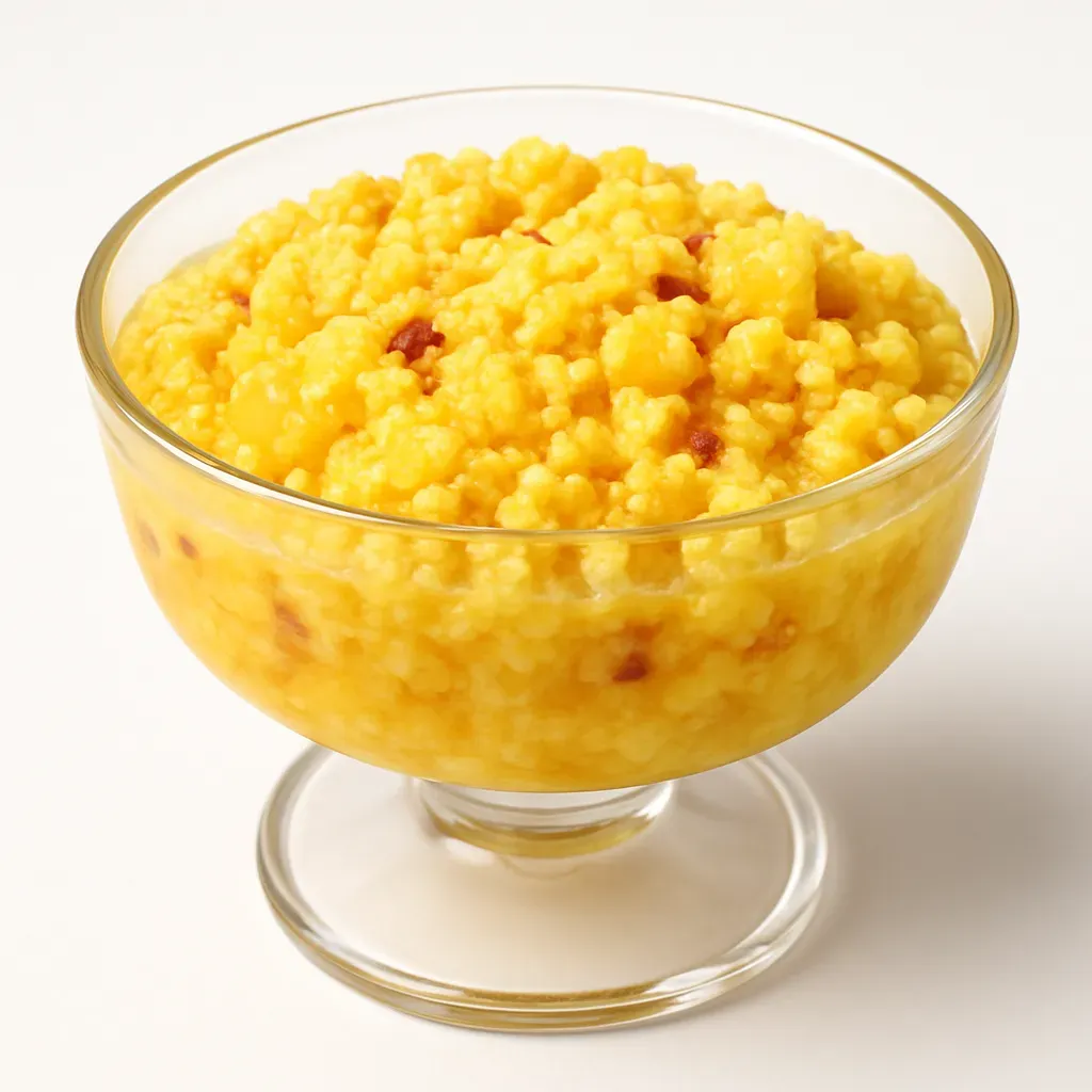 A traditional Southern Brazilian dessert made with milk, sugar, and eggs, capturing the essence of home-cooked meals and family gatherings.