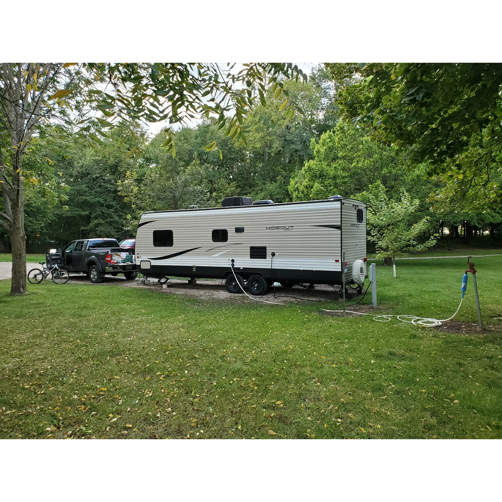 Piepenburg Campground offers a serene retreat for outdoor enthusiasts looking to unwind and reconnect with nature. The thoughtfully-sized campsites come equipped with a fire ring and picnic table, creating an ideal setting for family gatherings or cozy nights under the stars. Modern conveniences are at hand with the availability of electricity and water hookups, allowing guests the comfort of home while indulging in the great outdoors.

Cleanliness and convenience are paramount, with restrooms and showers that are maintained to impeccable standards. Adventure beckons with accessible trails perfect for exploring the natural beauty of the surroundings, while boating enthusiasts will appreciate the easy-to-use boat entrance.

Families and children will delight in the dedicated play areas and the inviting swim area—a pristine beach that offers both relaxation and fun. For those seeking tranquility, the peaceful environment is enhanced by the friendly and attentive caretakers, whose heartfelt dedication to their guests' experience is palpable.

Whether seeking an off-the-grid escape or a long weekend filled with aquatic activities, Piepenburg Campground promises a wholesome and memorable stay. With its small but clean beach, playful amenities, and a reputation for hosting kind and courteous visitors, this campground is not just a destination but a community. It stands as an excellent choice for anyone craving a welcoming, clean, and enjoyable outdoor getaway, as reflected in its strong recommendations and the high rate of guests eager to return. Description by ChatGPT.