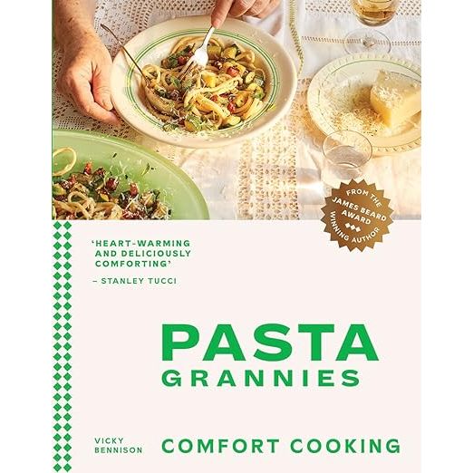 Indulge in the heartwarming authenticity of Italian cuisine with Pasta Grannies: Comfort Cooking, artisanally crafted by culinary documentarian Vicky Bennison. This treasure trove of gastronomic delight captures the essence of Italy's rich food legacy through cherished recipes handed down by generations of nonne – the revered Italian grandmothers.