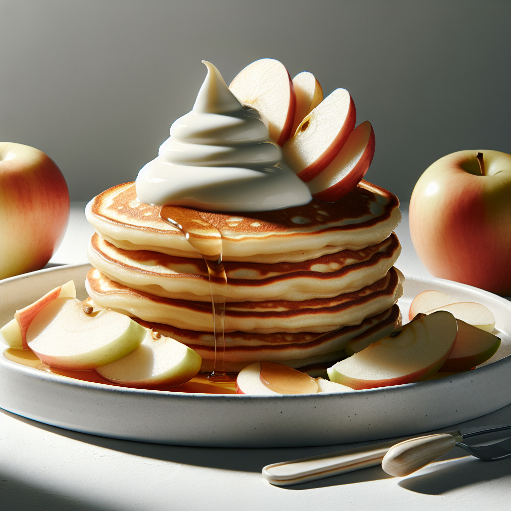 Apple Yoghurt Pancakes offer a delightful combination of tart apples and creamy yoghurt wrapped in a soft, fluffy pancake batter. This dish is an excellent choice for a wholesome breakfast or a lazy weekend brunch, beckoning with a promise of sweetness and comfort.