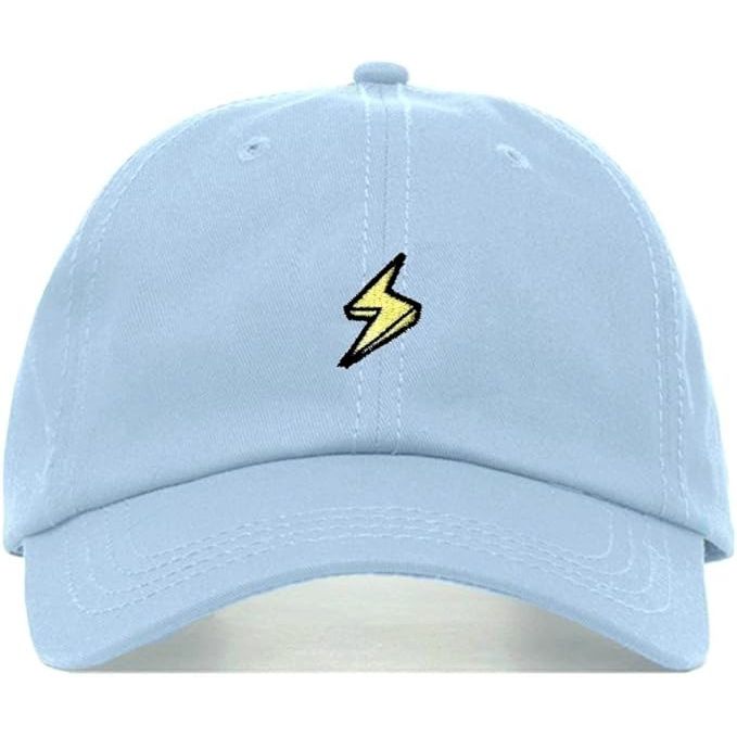 The Lightning Bolt Baseball Hat is a stylish and practical accessory for baseball fans and fashion enthusiasts alike. Made from soft cotton, this dad cap features an unstructured design for a comfortable fit. The hat is embroidered with a lightning bolt design, adding a touch of personality to your look.