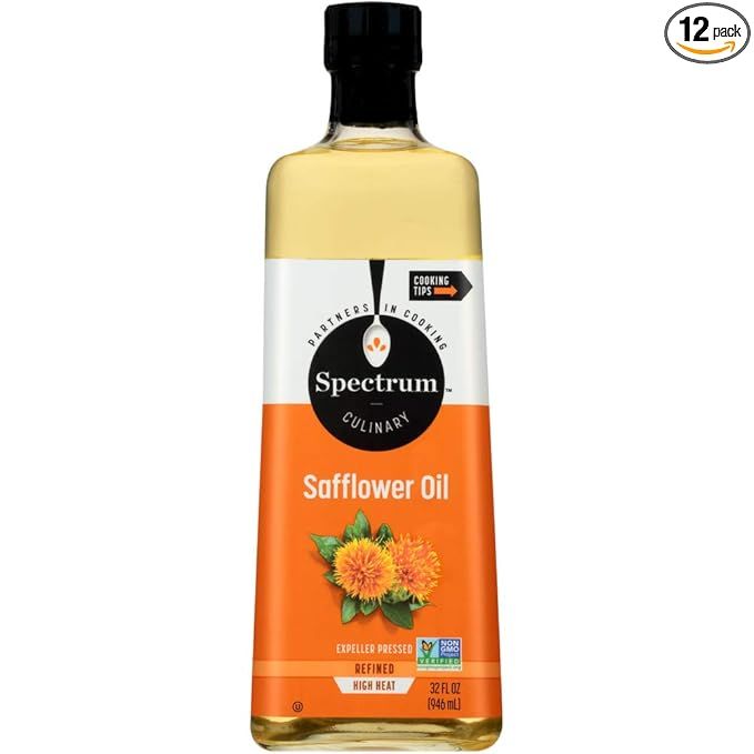 Spectrum Culinary High Oleic Safflower Oil is a nutrient-rich cooking oil made from organic high oleic safflower seeds. This oil is high in monounsaturated fats and low in saturated fats, making it a healthy option for cooking and baking.