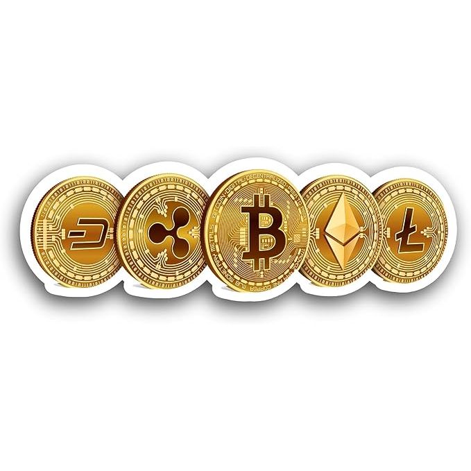 The Bitcoin Decal Stickers come in two sizes: 3 inches and 5 inches. They are made from waterproof vinyl material, making them suitable for both indoor and outdoor use. These stickers can be applied to a variety of surfaces, including cars, trucks, laptops, phones, windows, and more.