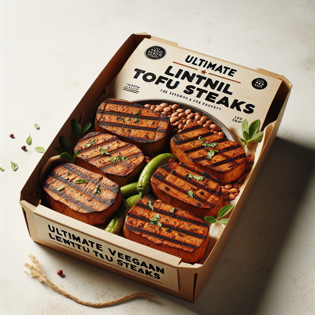 Embark on a culinary adventure with the Ultimate Vegan Lentil 'Tofu' Steaks, which introduce a delectable, high-protein alternative to traditional tofu. Made exclusively from red lentils and water, the recipe allows for an impressive replication of tofu's texture while remaining gluten-free.