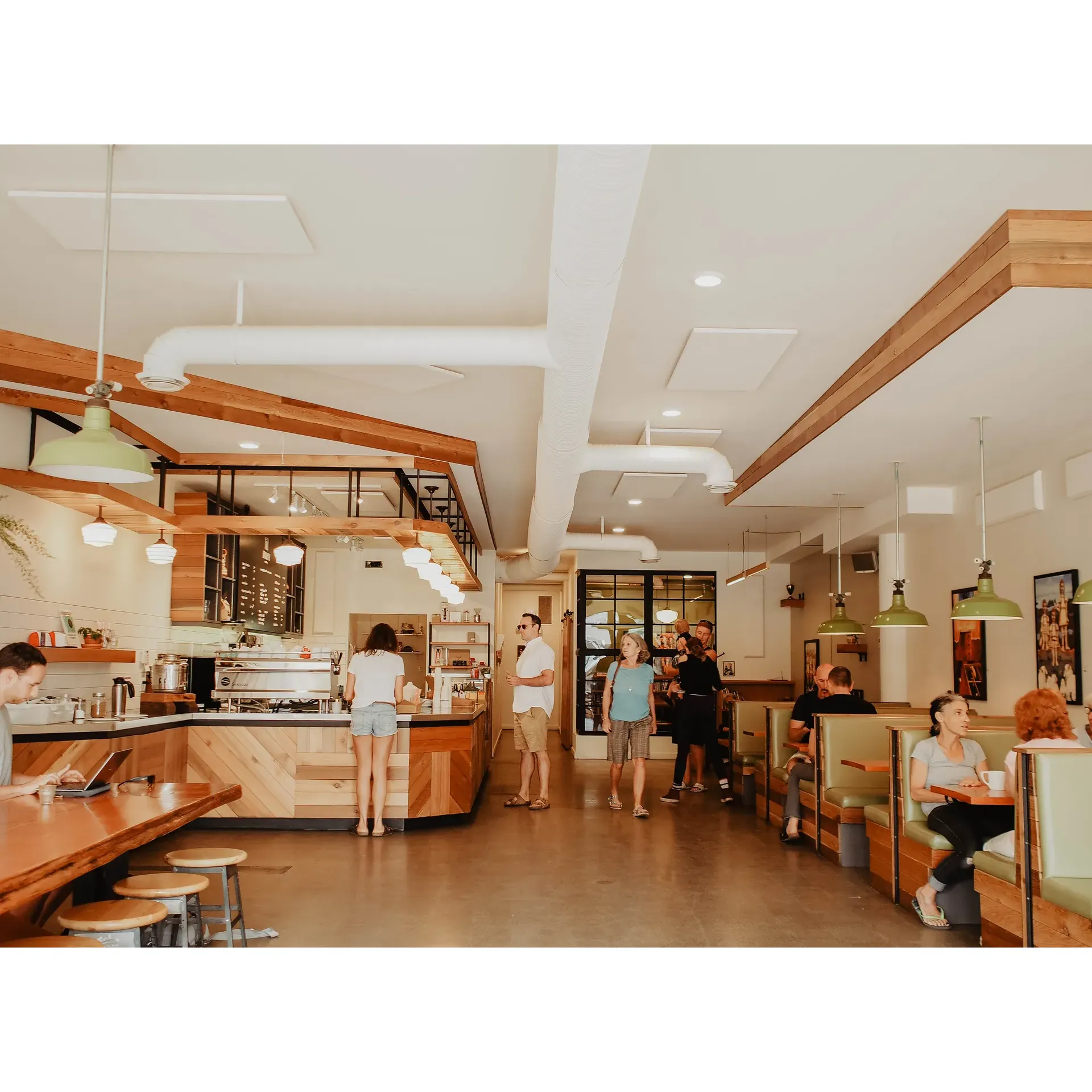 Triumph Coffee is a beloved local coffee shop known for its welcoming and engaging staff, high-quality food, and a cozy, artistic ambiance. Patrons frequently commend the affable and humorous interactions with the delightful team behind the counter, enhancing the overall experience.