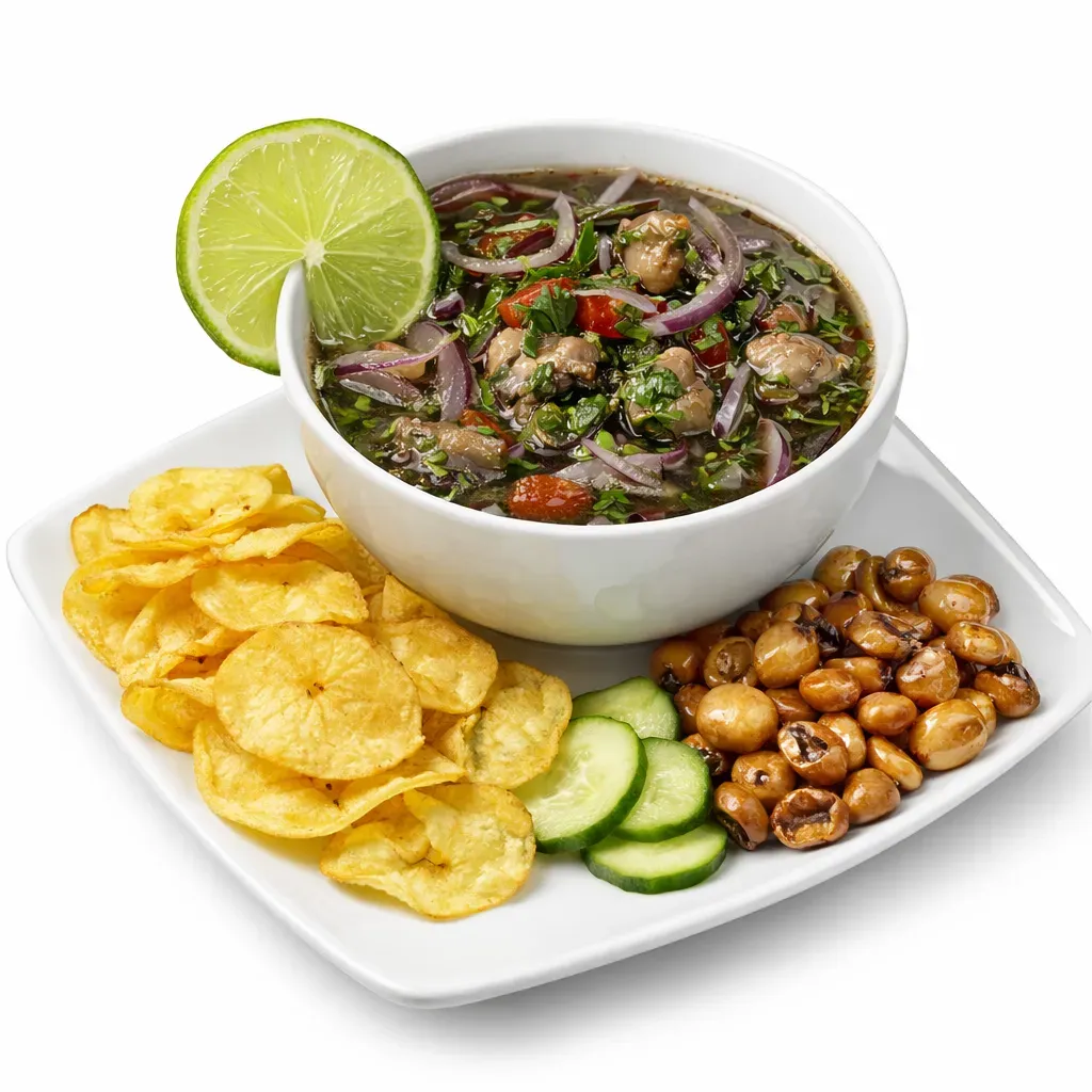 Dive into the vibrant and flavorful world of Ecuadorian cuisine with this cherished recipe for traditional black clam ceviche, perfect as an appetizer or main course.