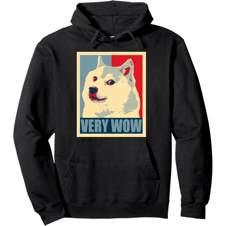 Very Wow Funny Doge Meme Hoodie is a clothing item featuring the popular Doge meme, a Shiba Inu dog known for its funny and exaggerated expressions. The hoodie is a nod to the Dogecoin cryptocurrency, which was created in 2013 as a light-hearted alternative to Bitcoin.