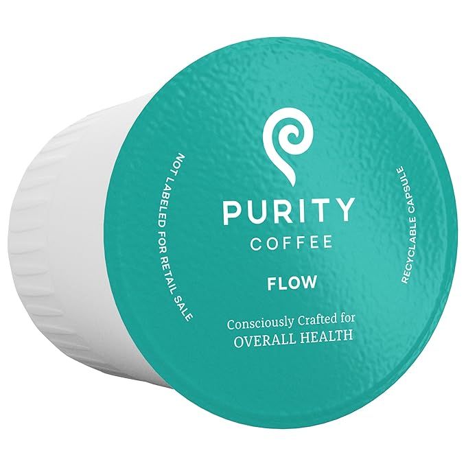 Purity Coffee FLOW Medium Roast Organic Coffee is a premium coffee option that comes in convenient single-serve pods. Each box contains 12 pods, making it easy to enjoy a fresh cup of coffee whenever you want.