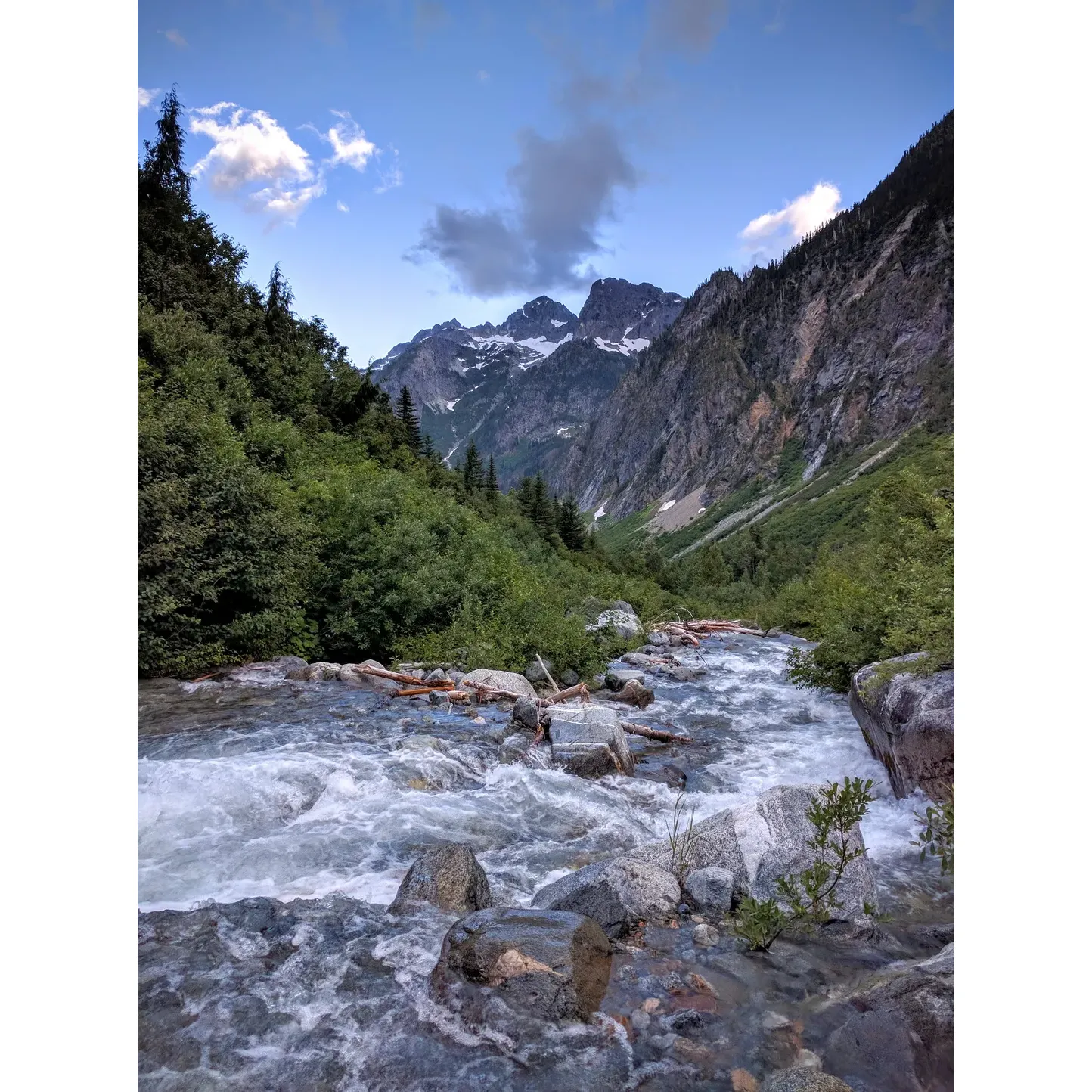 Basin Creek Campground emerges as a serene, secluded haven offering a rare sense of solitude and the perfect retreat for nature lovers and outdoor enthusiasts alike. The campground's strategic location places it just a leisurely one-day stroll from the Stehekin shuttle, making it not only accessible but also pleasantly apart from the hustle and bustle of busier sites.

Visitors to Basin Creek Campground frequently rave about the idyllic mornings where the communal kitchen area becomes a magical viewpoint. Here, campers can sip on a warm beverage while basking in the awe-inspiring spectacle of the sun ascending over the majestic mountains. The area is well-appointed, providing the ideal setting for both early risers eager to greet the dawn and those who appreciate a tranquil spot to plan their day’s adventures in the great outdoors.

The unique draw of this campground is its uncrowded nature, which ensures that every visitor has ample room to relax and breathe in the fresh, unpolluted air, with the soothing whispers of Basin Creek itself providing a natural soundtrack. Whether seeking a reflective solo journey or a memorable outdoor experience with friends and family, Basin Creek Campground is a distinguished choice that consistently receives accolades for its pristine environment and enchanting landscape. Here, in this cherished corner of the wilderness, the beauty of nature is on full display in an atmosphere of peace and tranquility. Description by ChatGPT.