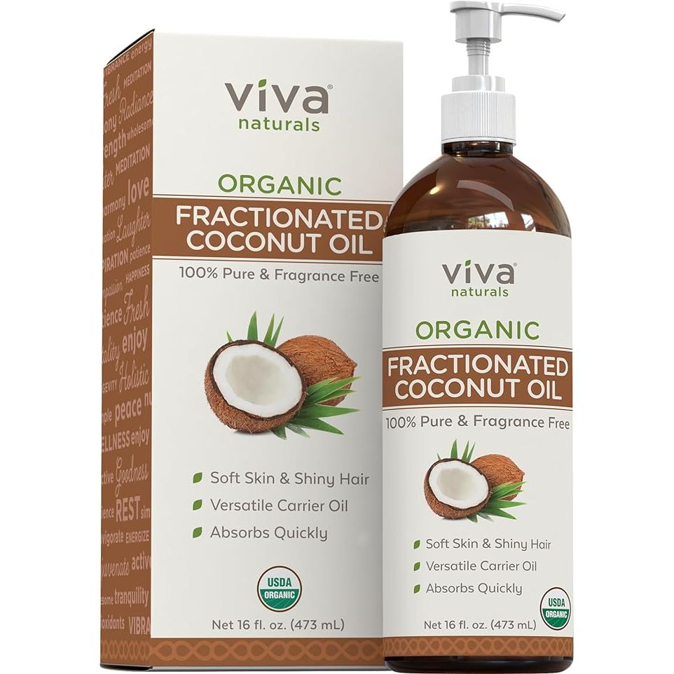 Viva Naturals Organic Fractionated Coconut Oil is a versatile product that can be used for a variety of purposes. It is commonly used as a skin and hair moisturizer, providing deep hydration without leaving a greasy residue. The oil is non-comedogenic, meaning it won't clog pores, making it suitable for all skin types.