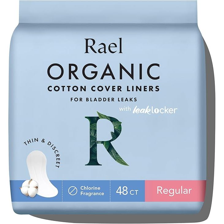 Rael Incontinence Liners for Women are designed to provide postpartum essential bladder leak control with a regular absorbency level. These liners feature a 4-layer core with leak guard technology to ensure maximum protection and comfort.