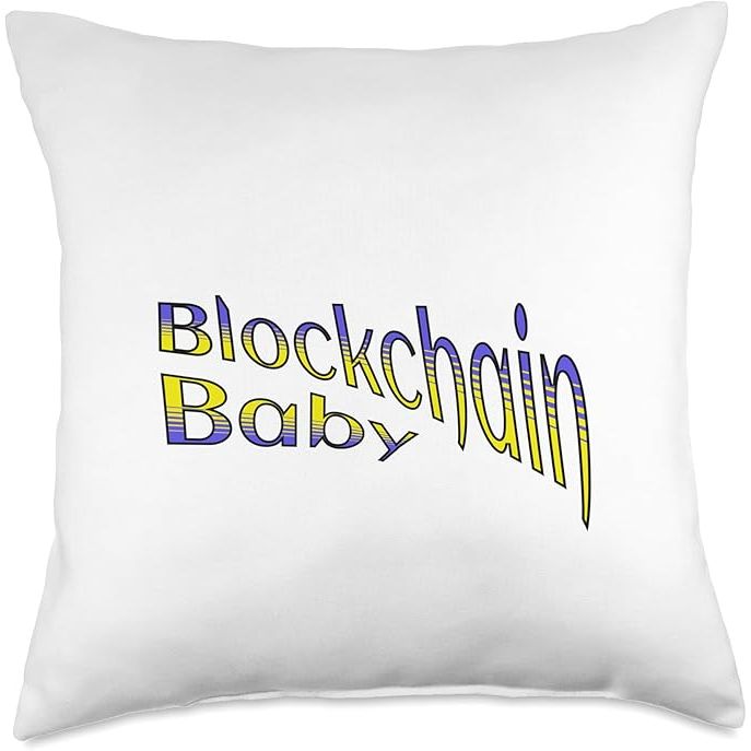 Introducing our 100% Polyester Blockchain Baby Bitcoin Future Crypto Currency Millionaire Crypto Good Currency Transition Time For Currency pillow! This unique double-sided print features a futuristic design inspired by the world of cryptocurrency.