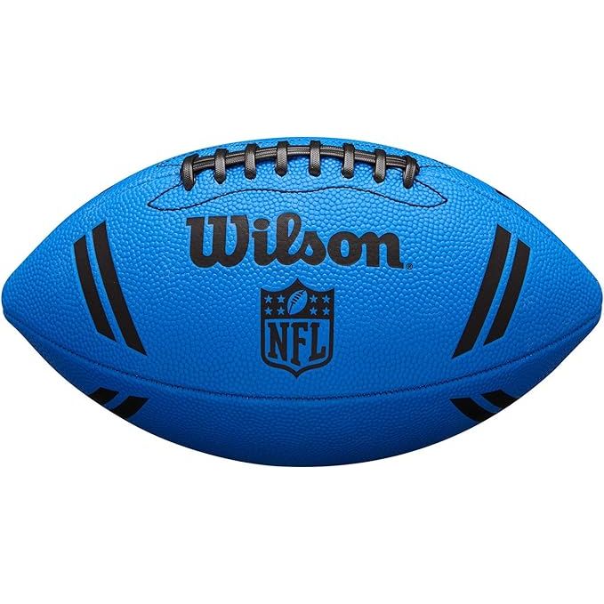 The Wilson NFL Spotlight Football is a high-quality football designed for players of all skill levels. It features a durable composite leather cover that provides a great grip and feel for throwing and catching. The official size and weight of the ball make it ideal for game play or practice.