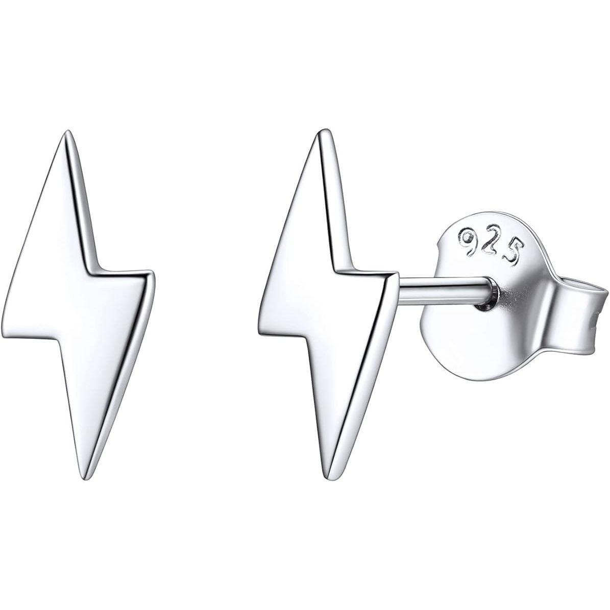 ChicSilver Hypoallergenic 925 Sterling Silver Stud Earrings are a stylish and versatile accessory for women. Made from high-quality 925 sterling silver, these earrings are hypoallergenic and safe for sensitive skin. The dainty design features a simple heart, star, moon, lightning, or sun shape, adding a touch of charm and elegance to any outfit.