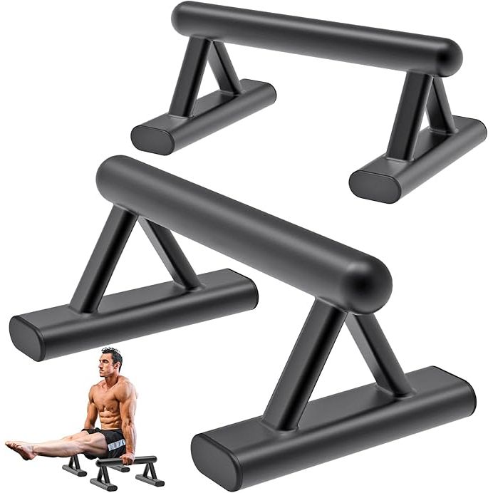 Introducing the SELEWARE Push-Up Bars, designed to elevate your workout experience with versatility and durability. Crafted with powerful alloy steel handles that boast a sleek matte paint finish, these bars not only offer a comfortable grip but are also easy to clean.