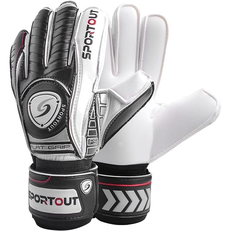 Sportout Goalie Gloves are designed to provide maximum protection and grip for goalkeepers of all ages. These goalkeeper gloves feature finger protect technology, which helps to prevent injuries during intense gameplay.