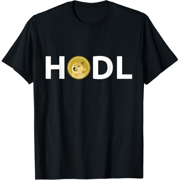 Doge HODL - Dogecoin HODL - Doge Logo Hodl - Funny Doge T-Shirt image