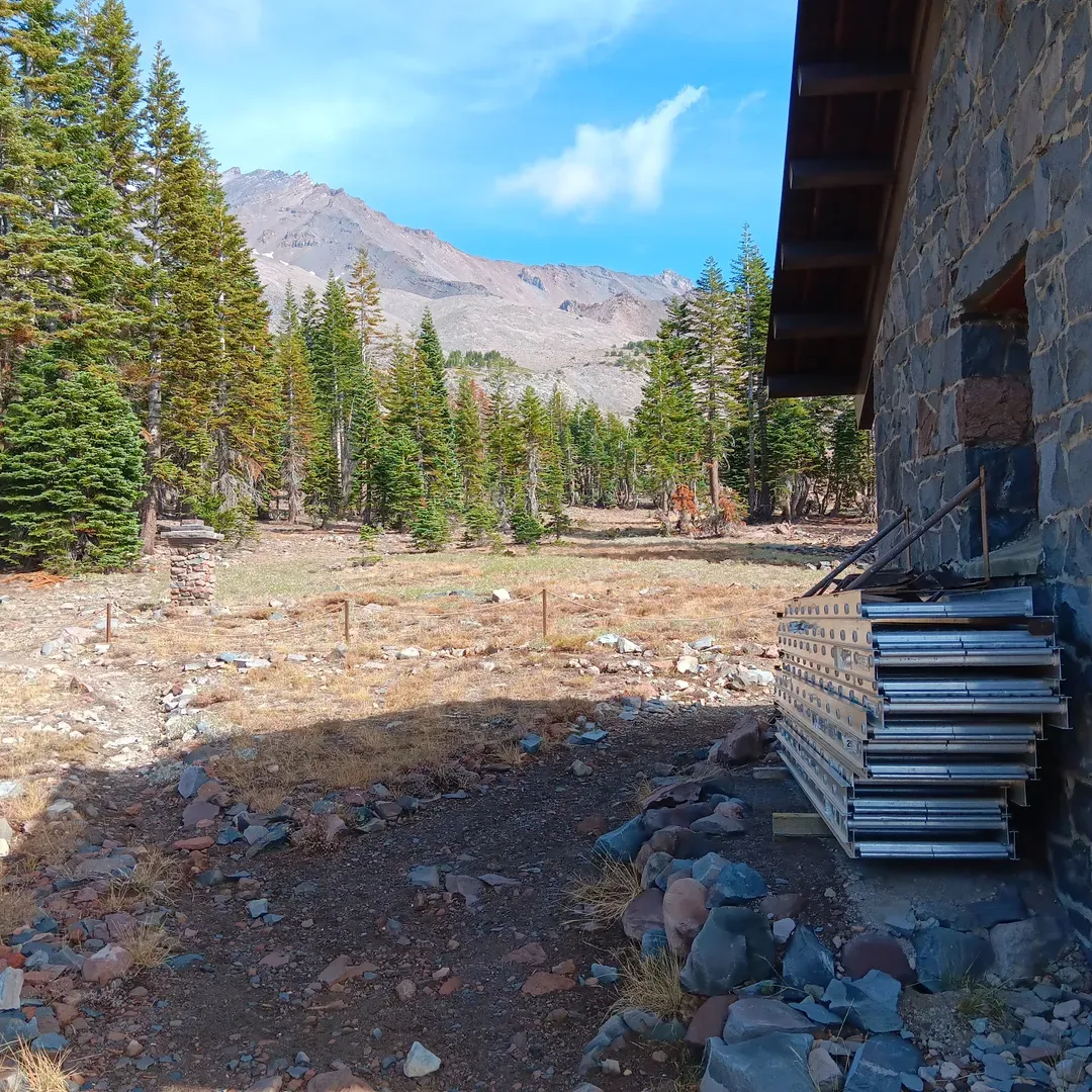 This charming Horse Camp serves as a serene gateway to the majestic views of Mt Shasta and its awe-inspiring surroundings, offering a blend of historical significance and natural beauty that has been cherished for nearly a century. Established in 1922, the camp has been meticulously maintained, preserving its heritage while providing modern conveniences to its visitors. 

The camp is a treasure for outdoor enthusiasts, positioned a moderate 1.6 to 2 miles hike up from Bunny Flat, making it the perfect stop for adventurers seeking to reach the summit or simply soak in the scenic splendor. With the hike culminating at an impressive elevation of 7780 feet, guests are rewarded with vistas so spectacular they're frequently described as breathtaking.

Horse Camp boasts well-maintained camping grounds, inviting guests to immerse themselves in nature. One of the camp's highlights is a natural spring, providing fresh spring water that's as refreshing as it is revitalizing. Another often appreciated amenity is the well-kept compostable toilets, a welcome sight for those journeying through the mountainous terrain.

A spirit of community and care is deeply embedded in the camp's ethos. Generous visitors are encouraged to contribute to the maintenance and preservation of this pristine space, ensuring that the bathrooms remain open and the spring water stays clean for everyone to enjoy.

From its historical allure to its exceptional natural features, Horse Camp offers an experience that is both enriching and memorable, with the stunning trail ensuring a delightful journey for those who tread its path. Whether seeking solace in nature, looking for an invigorating hike, or hoping to capture a glimpse of the same landscape that once inspired the 1972 filming of "Climb An Angry Mountain," guests will find Horse Camp to be a destination that magnificently encapsulates the spirit of the mountain. Description by ChatGPT.