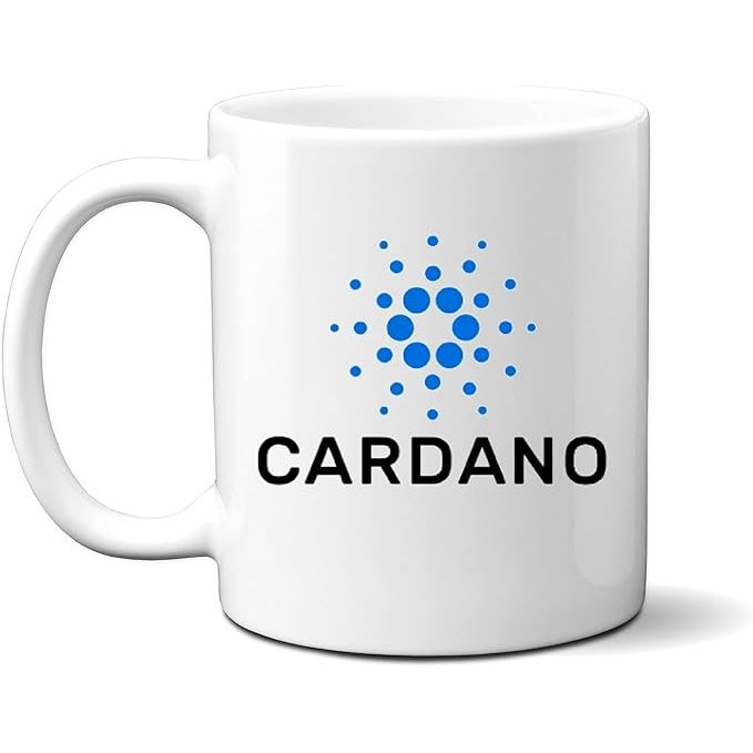 The Ink Trendz Cardano Crypto Merch Mug is the perfect gift for any Crypto Cardano enthusiast. With a capacity of 11oz and dimensions of 4.75" tall and 3.25" in diameter, this mug is the ideal size for enjoying your favorite hot beverages.