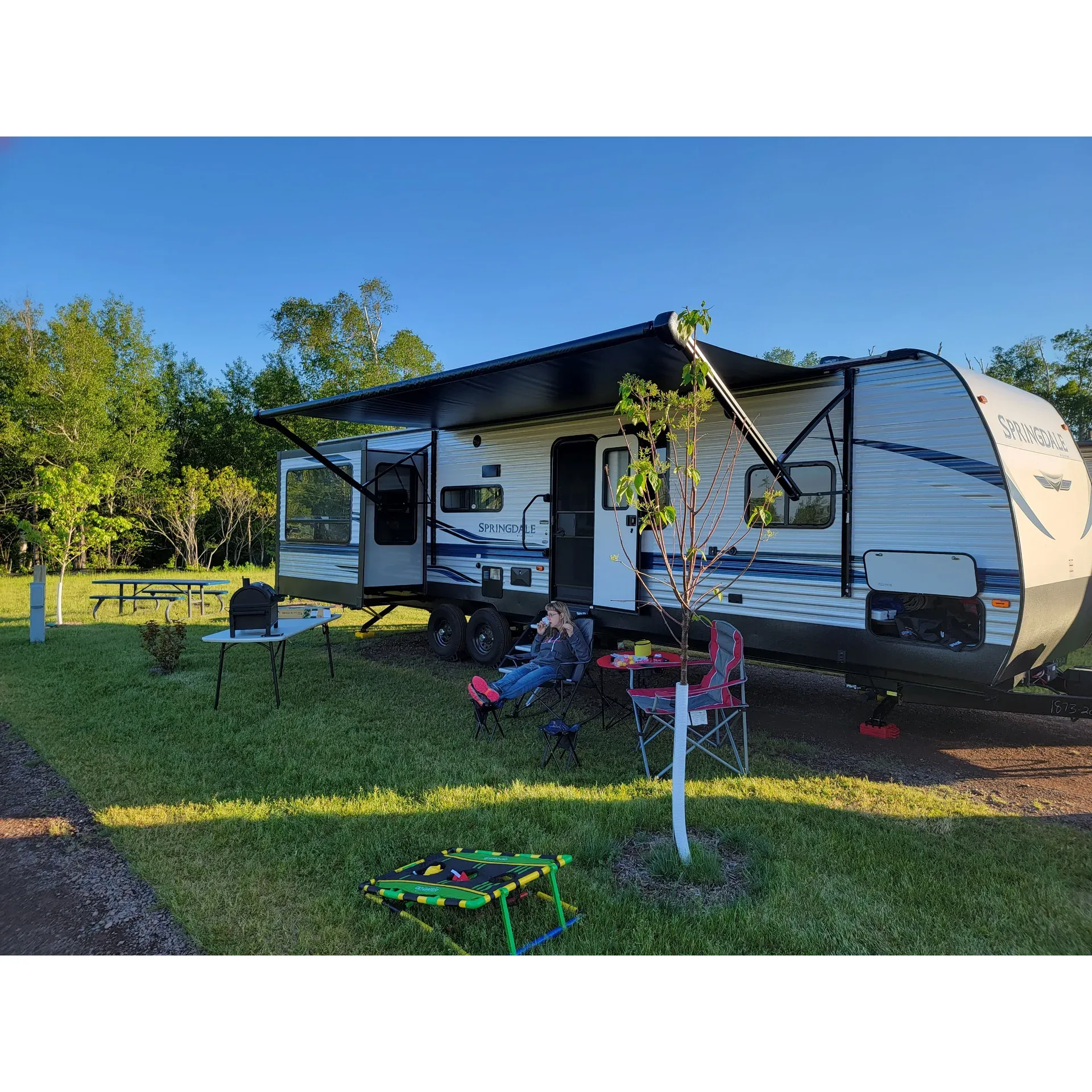 Black Beach Municipal Campground offers a serene and picturesque getaway with convenient access to the magnificent shores of Lake Superior. The campground presents a range of accommodations from full hook-up sites suitable for RVs to electric-only spots, ensuring comfort and convenience for all types of campers. Many visitors express their appreciation for the campground's commitment to customer satisfaction, highlighted by their considerate service in handling reservations and providing refunds when necessary.

Guests are thrilled by the direct access to the beach, where the sounds of waves provide a natural soundtrack to an idyllic setting. The landscape is dotted with picnic tables and fire pits, creating perfect spots for family gatherings, evening bonfires, and star-gazing sessions. Campers with pets find the campground to be exceptionally dog-friendly, with ample space for their furry companions to enjoy.

Child-friendly features such as a well-equipped playground are a major draw for families, making it a destination that appeals to visitors of all ages. The shower facilities receive high praise for their spaciousness, powerful flow, and impeccable cleanliness. Practical needs are not overlooked, with amenities like a water filling station at the shower house for guests' convenience.

Tranquility and safety are key aspects of the camper experience, with visitors remarking on the quiet atmosphere of the site, especially in the secluded back portion of the campground, away from the bustle of nearby routes. The clean, well-lighted bathrooms and the beautiful design of the main office enhance the overall experience.

Outdoor enthusiasts are delighted by the campground's proximity to trails, offering adventure and exploration opportunities. The supportive presence of law enforcement ensures a safe and secure environment, allowing guests to relax fully during their stay.

For those seeking a pleasant, well-maintained, and service-oriented camping experience by the breathtaking Lake Superior, the Black Beach Municipal Campground is a highly recommendable choice. With its host of amenities and tranquil surroundings, it provides an ideal base for campers wishing to explore the beauty of the lake and the surrounding area. Description by ChatGPT.