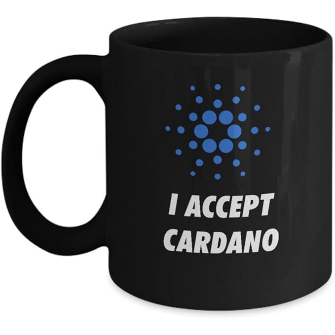 This mug is a great accessory for crypto enthusiasts, miners, investors, traders, and anyone involved in the blockchain community. It is ideal for use at home, in the office, or as a gift for someone interested in Cardano or cryptocurrency in general. The mug serves as a reminder of the importance of supporting and using Cardano as a form of digital currency.